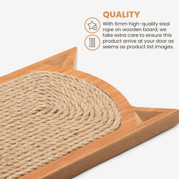 Premium Sisal Rope 22 Inch Cat Scratching Board - Picture 2 of 7